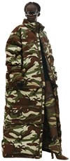 VETEMENTS Camouflage Maxi Padded Coat 215603